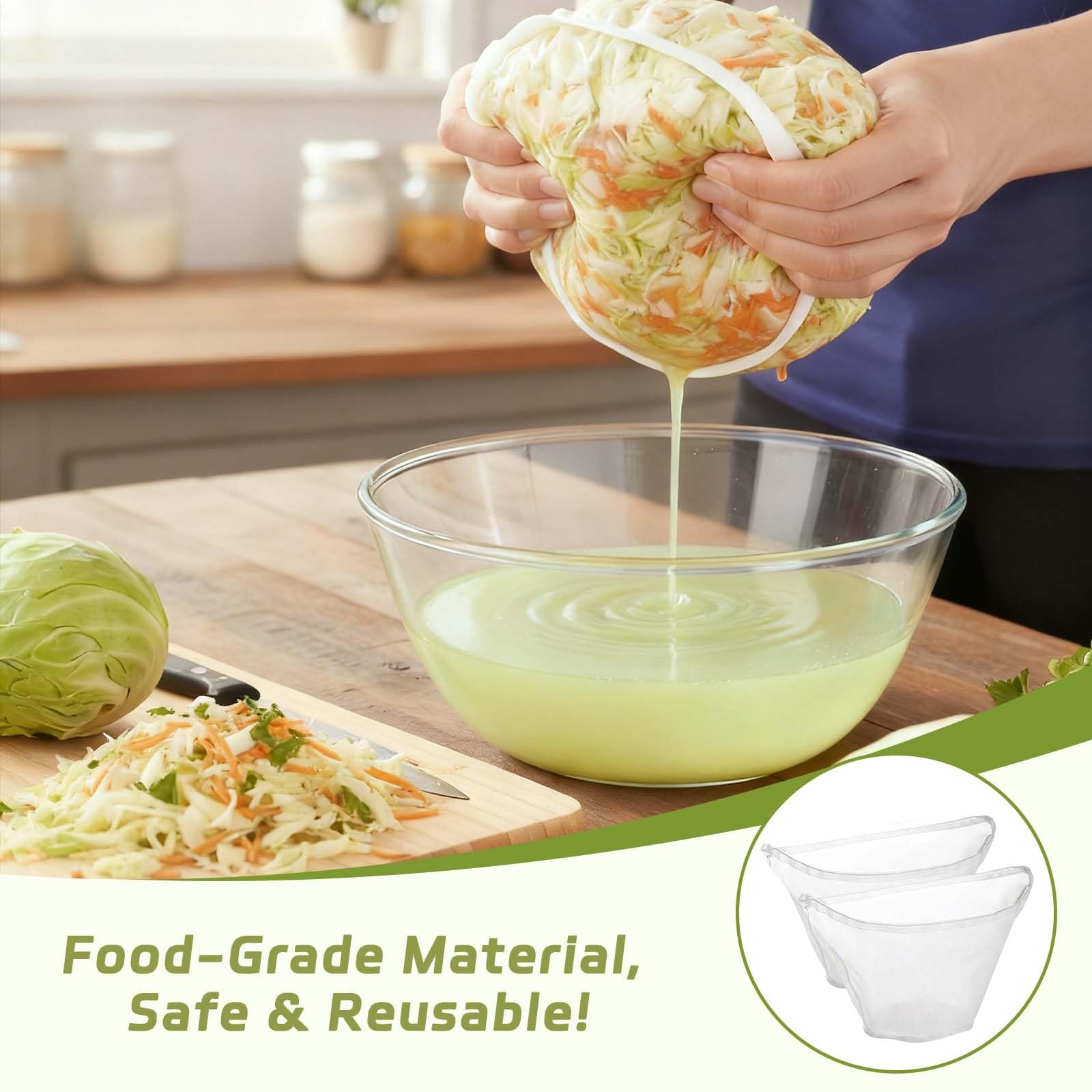 MTZK mesh bag for dehydrating vegetables and pantry tasks.