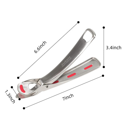 Mu&Ti gripper gripping smooth containers without slipping in busy kitchens.
