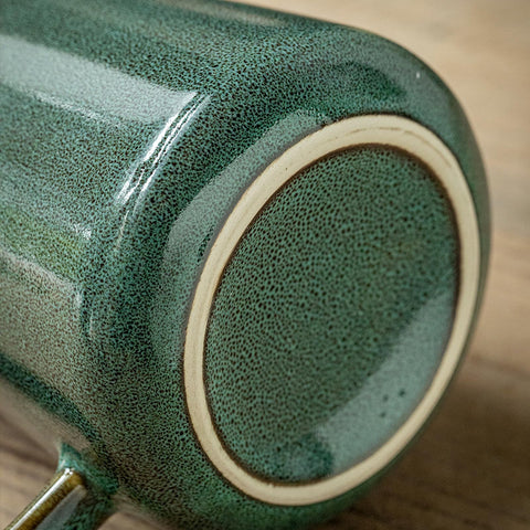 Mualuwi glaze closeup, handcrafted reactive finish adds color depth.