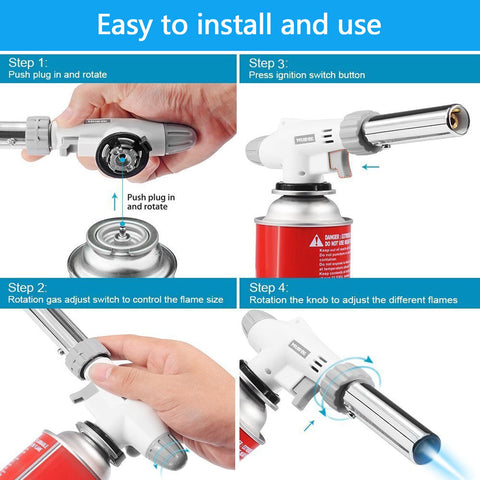 MUBYE BBQ torch ideal for glaze and char on meats