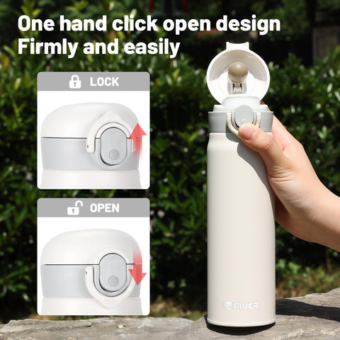 MUCR snap flip lid design provides easy one-handed access.