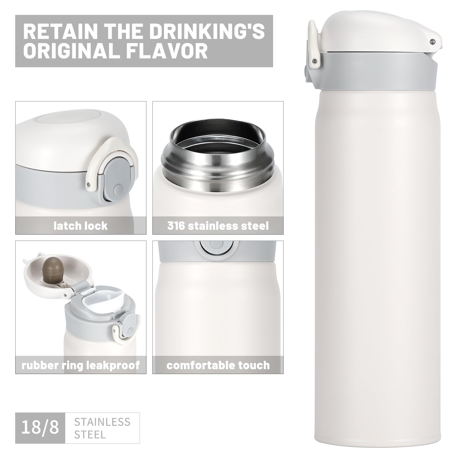 MUCR compact travel-friendly form fits cup holders and bags easily.