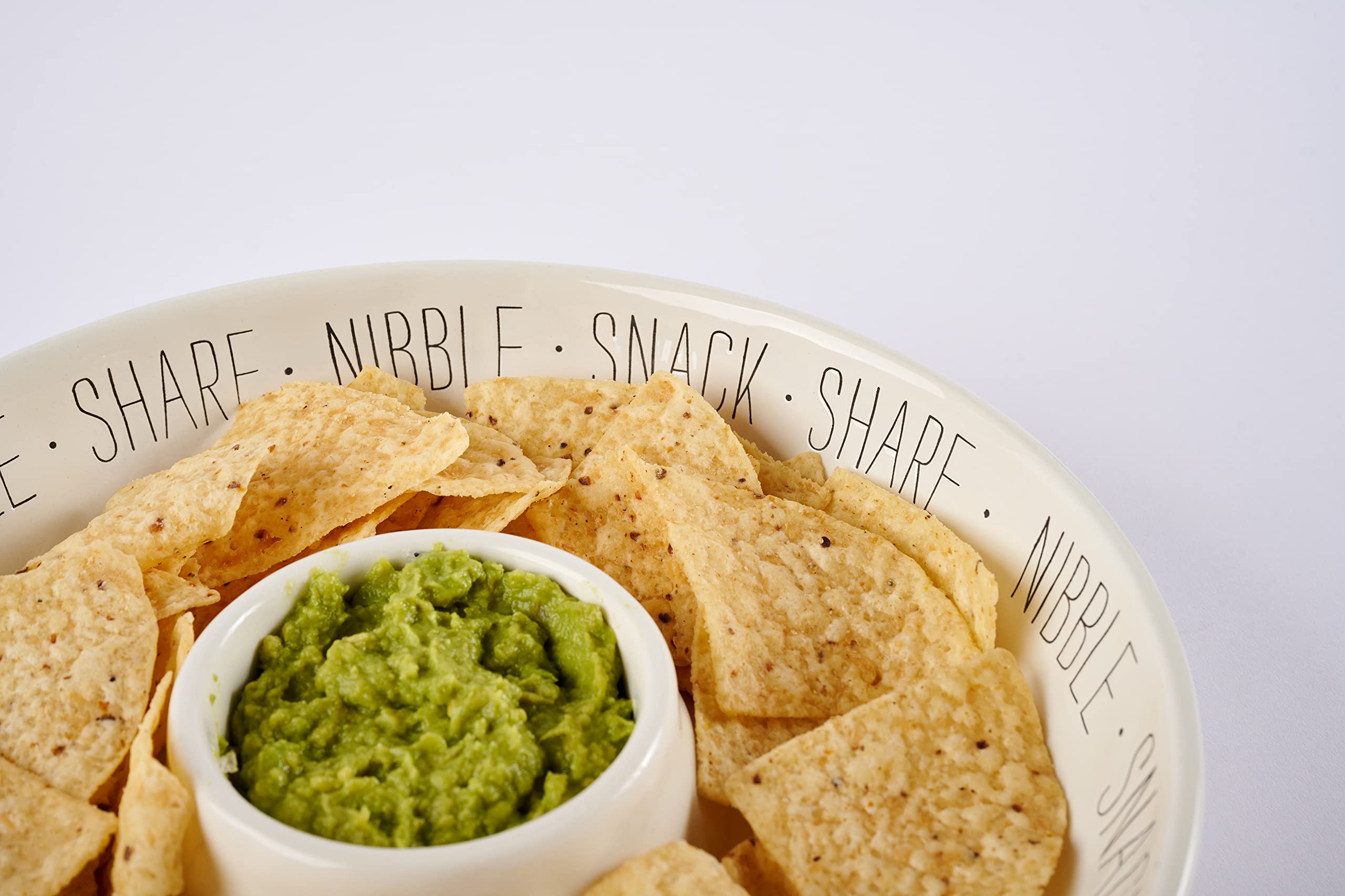 Mud Pie Circa pine wood dip cup top helps keep snacks covered.
