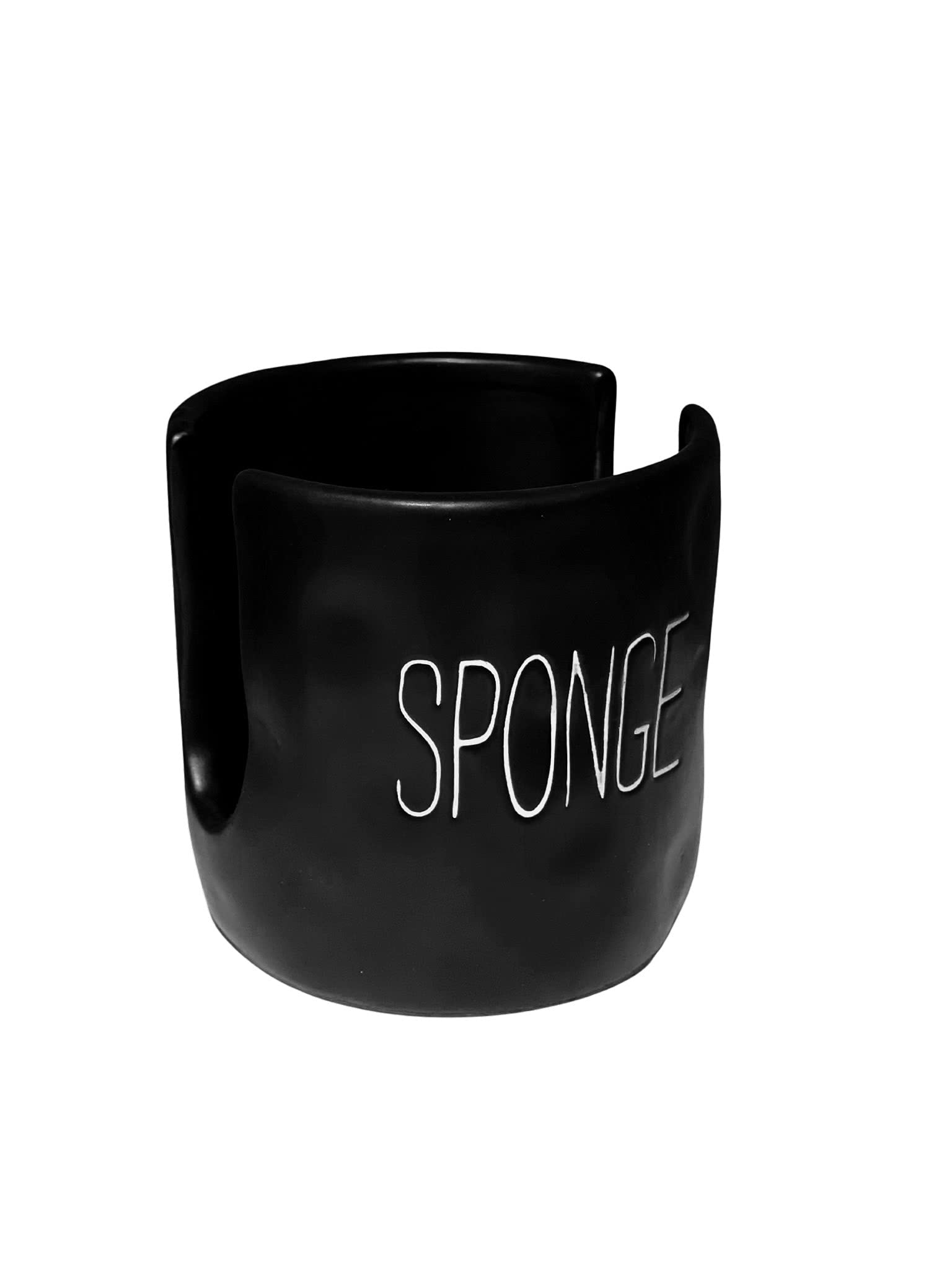 Mud Pie dish-bistro sponge holder in black adds tidy charm to your sink.