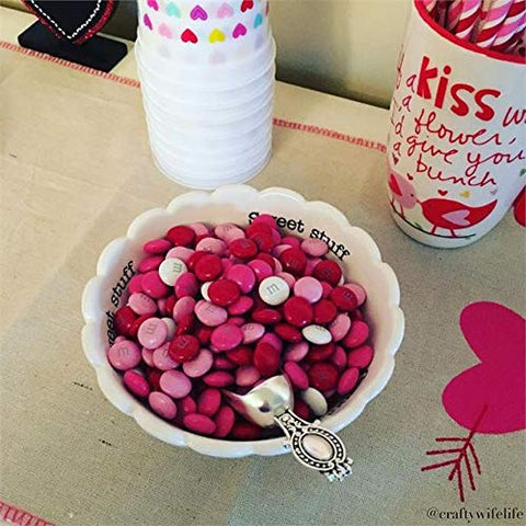 Mud Pie Sweet Stuff dish complements tables and counters with compact size.