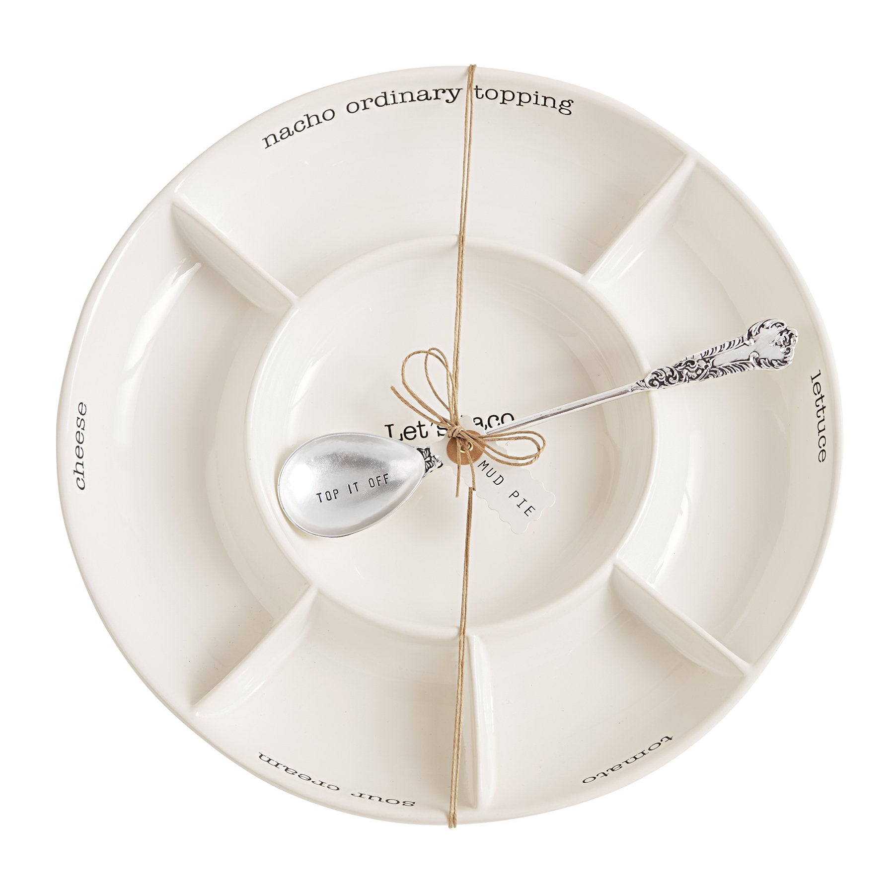 Mud Pie top-it-off-spoon-silver-plate highlights a vintage-inspired spoon perfect for toppings.