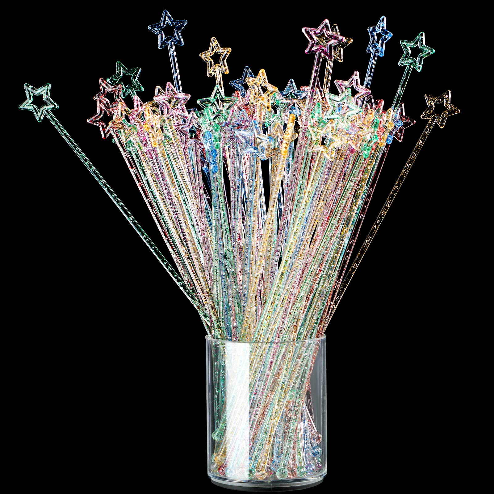 Mudder Christmas swizzle sticks with star-top add festive flair to cocktails