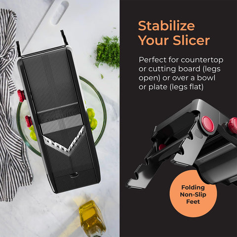 Mueller Austria Mandoline Slicer dishwasher safe top rack for easy cleanup