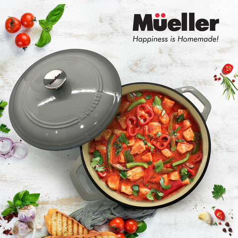 Mueller Home dishwasher-safe option simplifies post-meal cleanup.