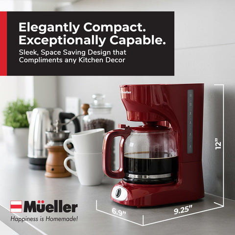 MUELLER HOME non-slip feet provide stable operation