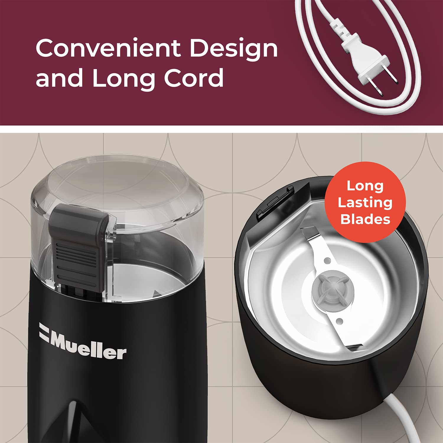 Mueller Living HyperGrind precision control dial for grind texture range