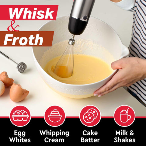 Mueller Multistick dishwasher-safe parts simplify cleanup after busy cooking.