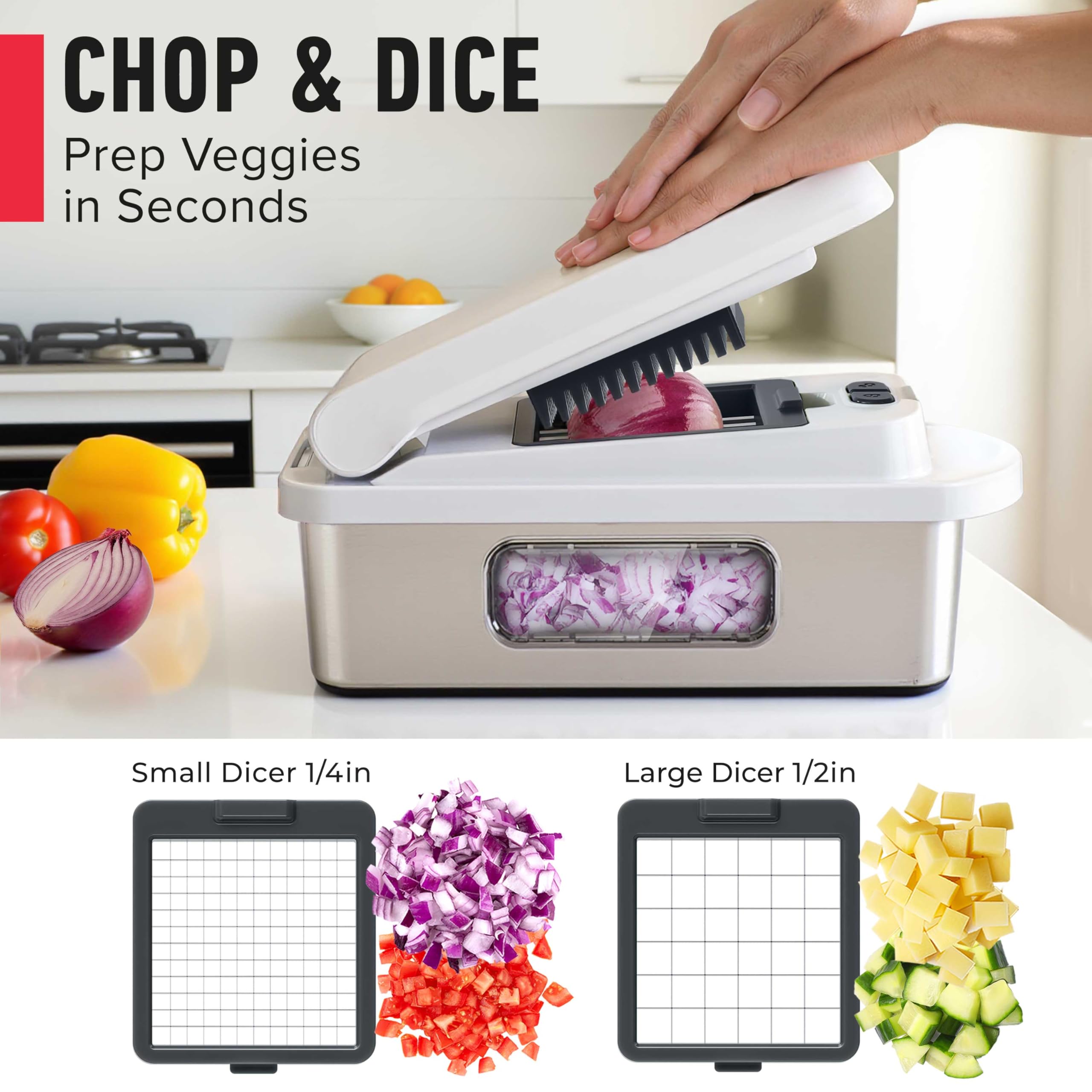 Mueller Pro-Series dishwasher-safe design for easy cleanup