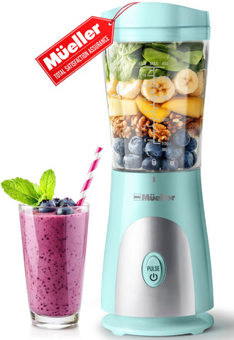Mueller Smoothie Blender in compact design for space saving blending at home