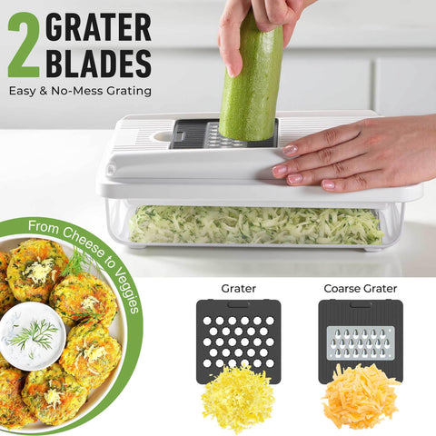 Mueller Chopper is dishwasher-safe for easy cleanup after prep.