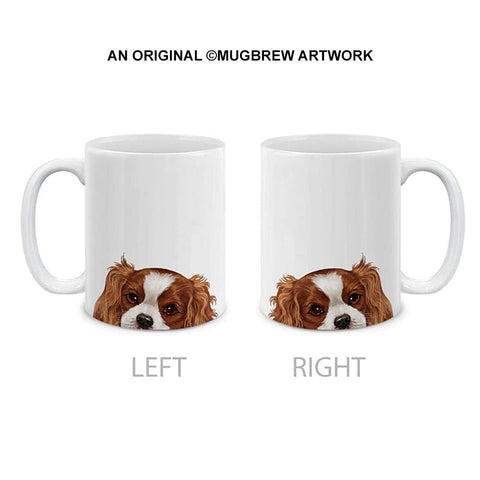 MUGBREW Cavalier King Charles Spaniels detailed print highlights vivid colors