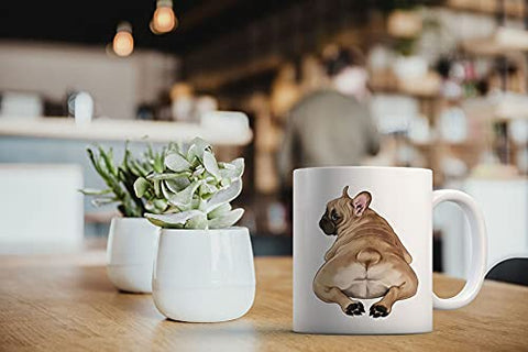 MUGBREW gift-ready bulldog mug for dog lovers and coffee fans.
