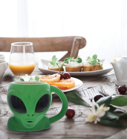 MUGNIV 3D alien detailing adds character to kitchen display or office desk