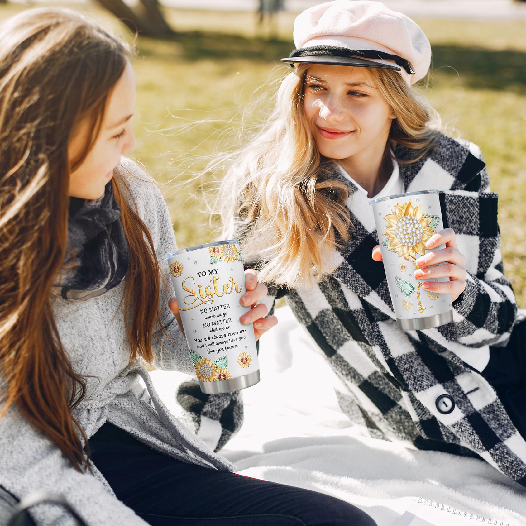 Muilzon 20oz insulated tumbler cap provides spill protection during commutes.