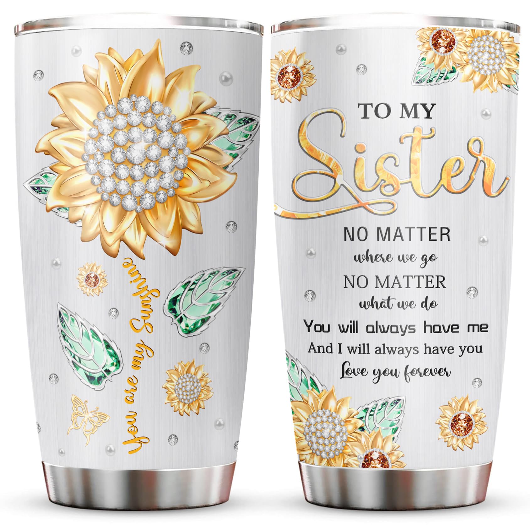 Muilzon sister tumbler pattern offers a stylish gift for your sister.