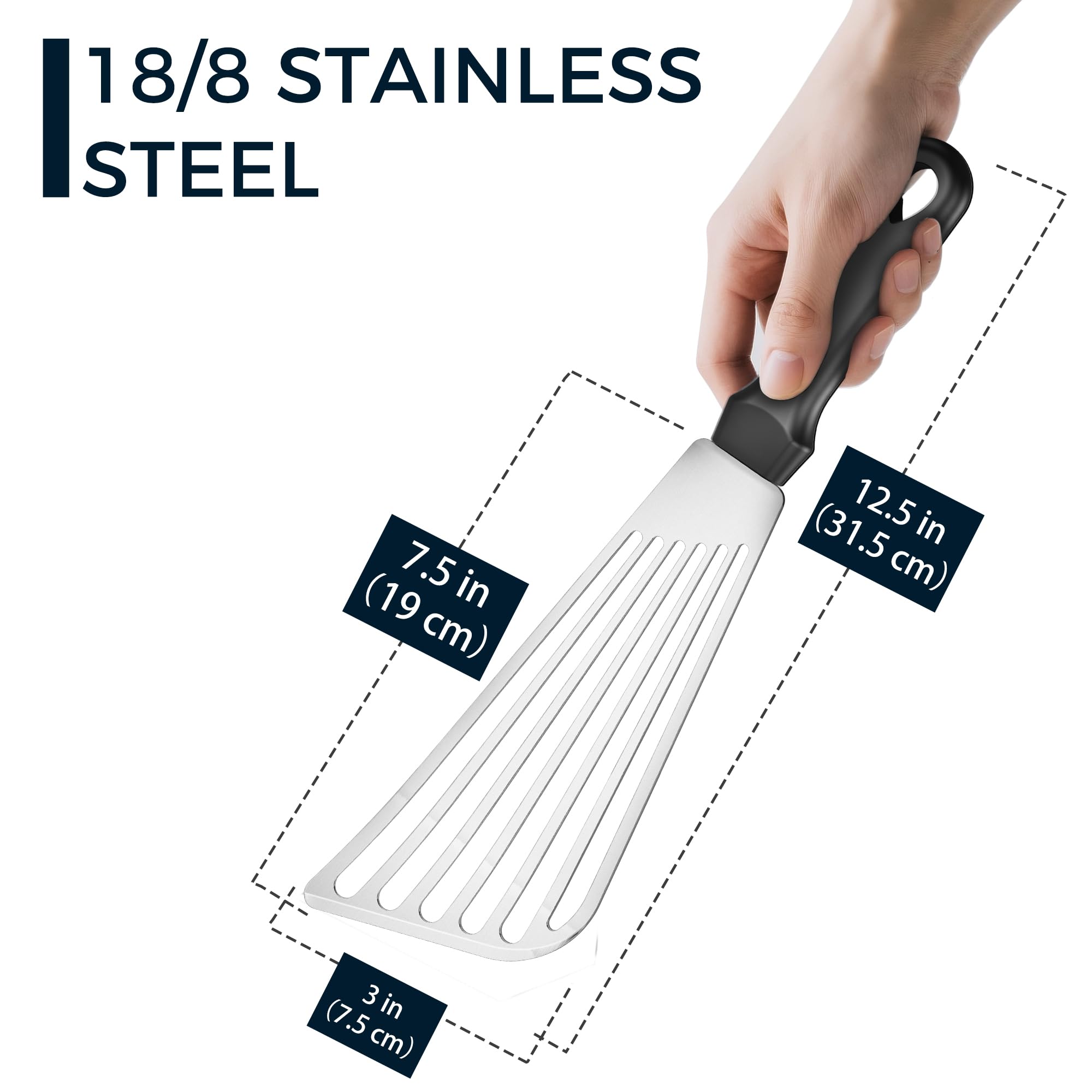 MUJINON dishwasher safe spatula for easy cleaning