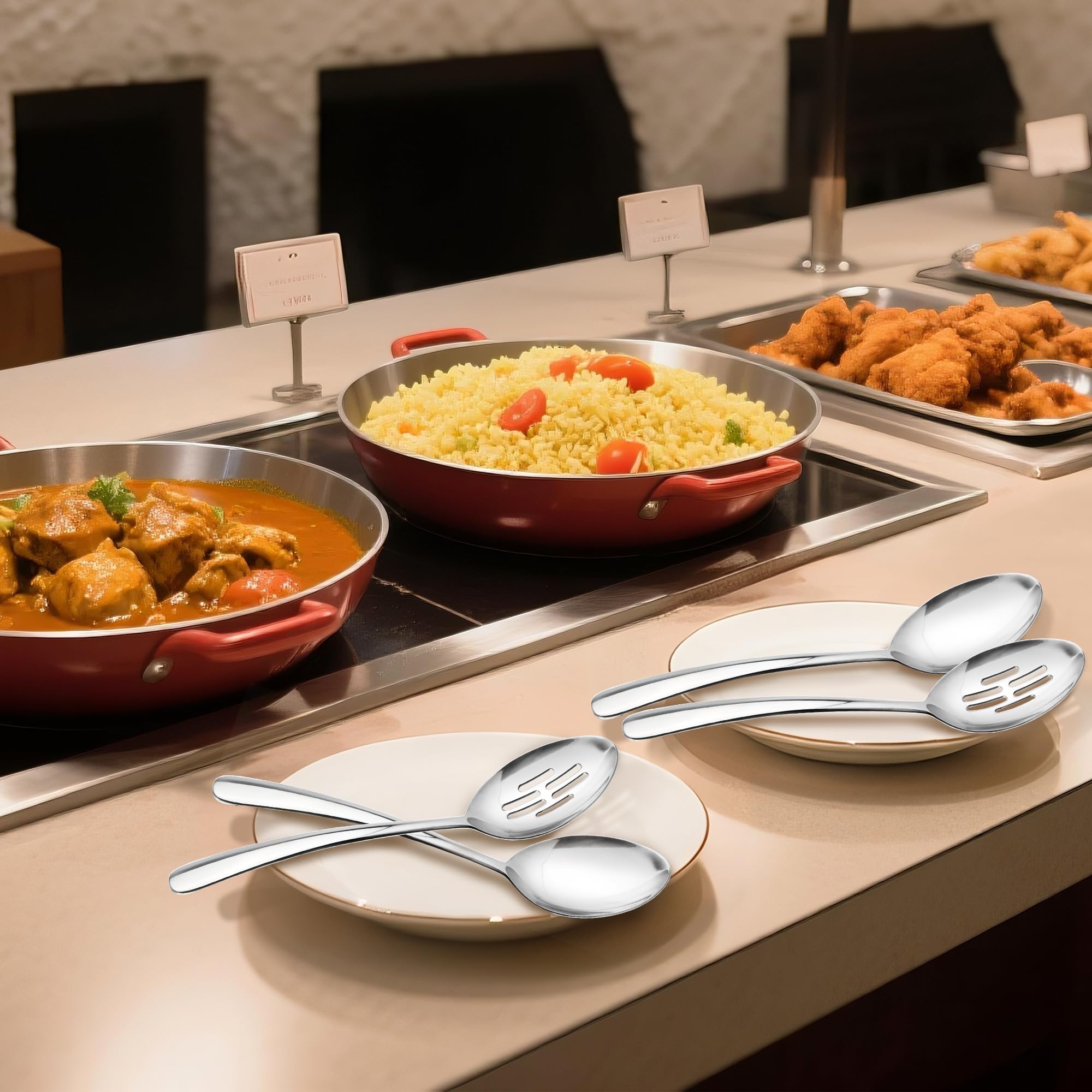 MUJINON dishwasher-safe spoon set ideal for quick cleanup after meals.