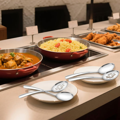 MUJINON dishwasher-safe spoon set ideal for quick cleanup after meals.
