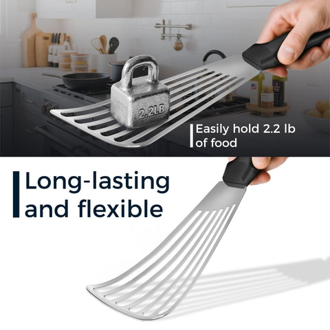 MUJINON versatile spatula ideal for eggs and fish