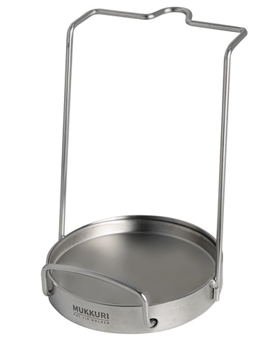 Mukkuri utensil spoon rest catching drips during cooking to keep counters clean