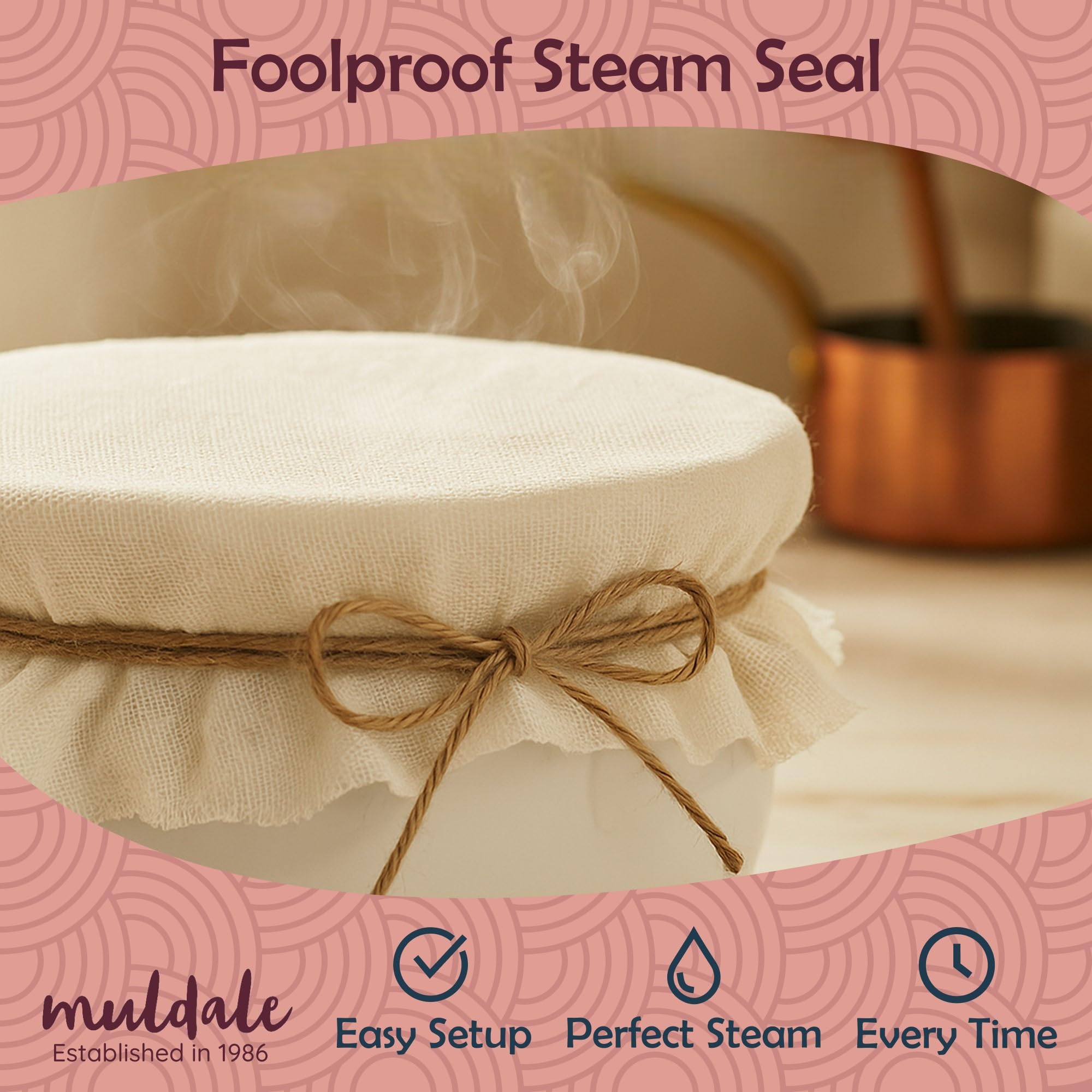 Muldale durable, chip-resistant pudding bowl, microwave safe for quick reheats.
