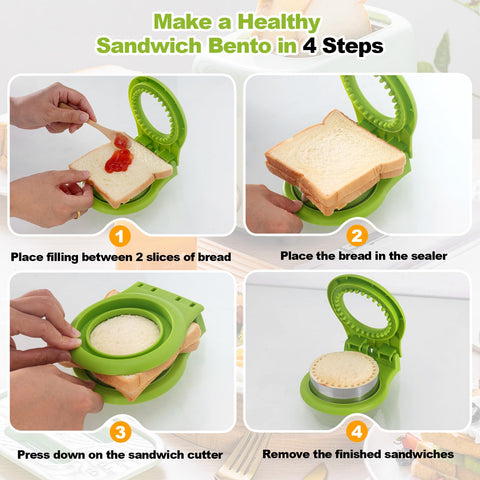 MULIRE Uncrustables sealer edges keep sandwiches tidy and spill-free.