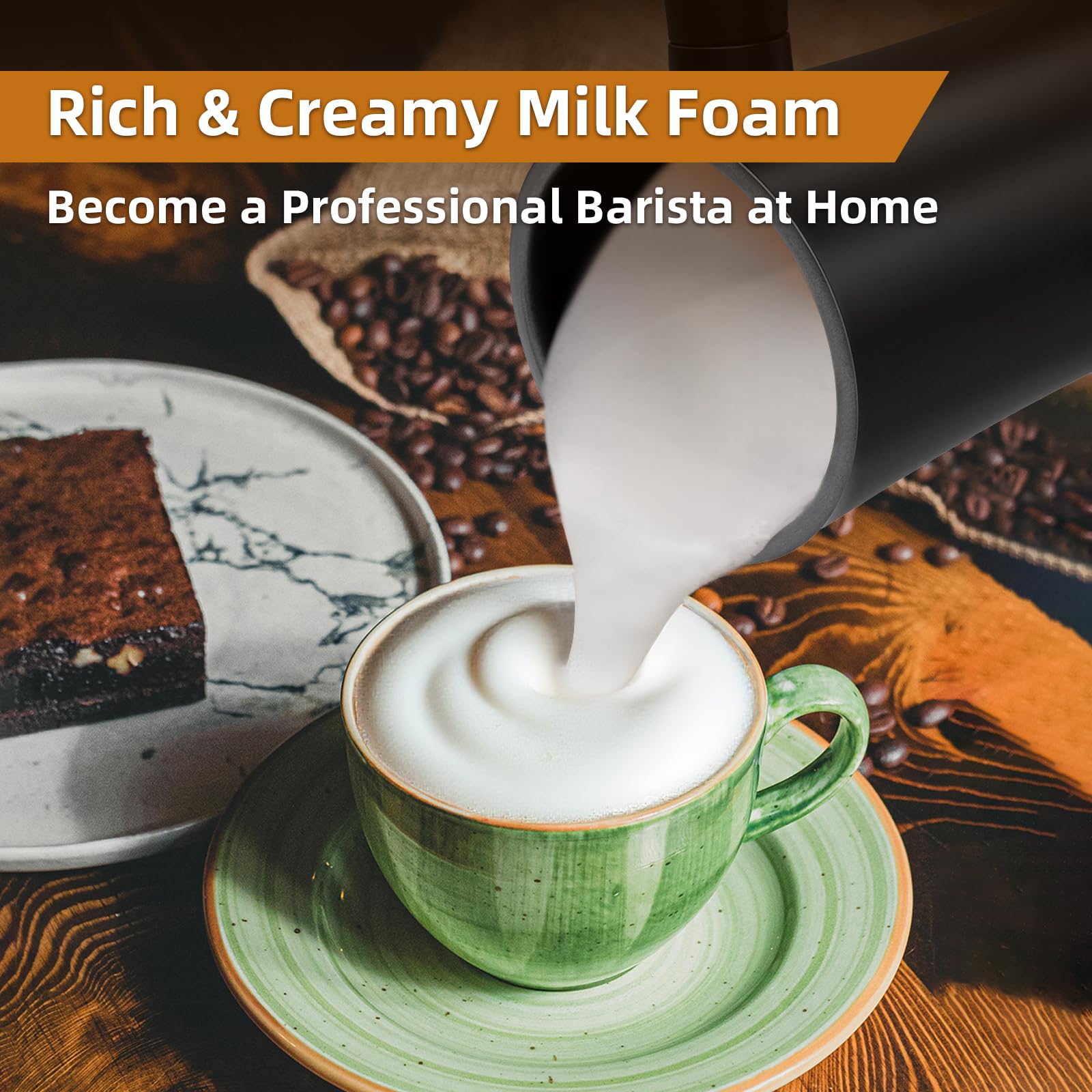 MUMAO cold-foam feature for refreshing iced coffee textures.