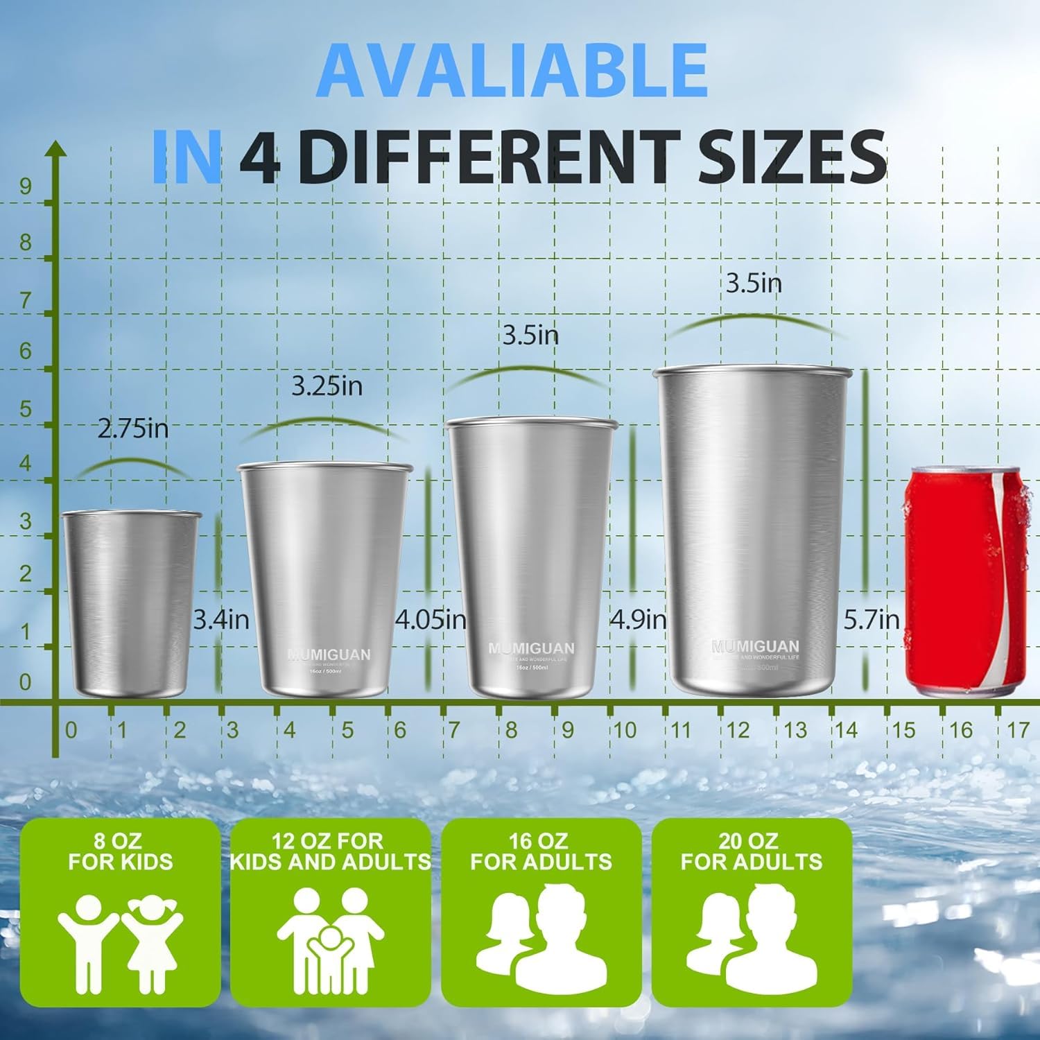MUMIGUAN cups at a campsite ready for camping and road trips
