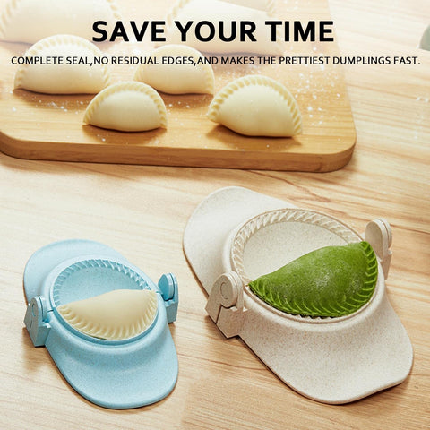 MUMSUNG 3-inch dumpling press demonstrates quick fold-and-seal technique.