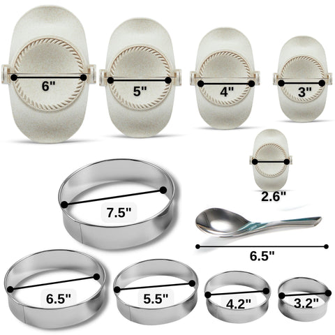 MUMSUNG 3-inch press ideal for bite-size pastries and snacks.