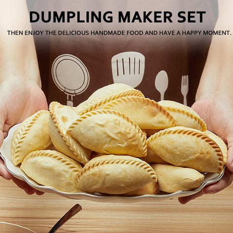 MUMSUNG dumpling mold 5-inch helps create uniform pockets.