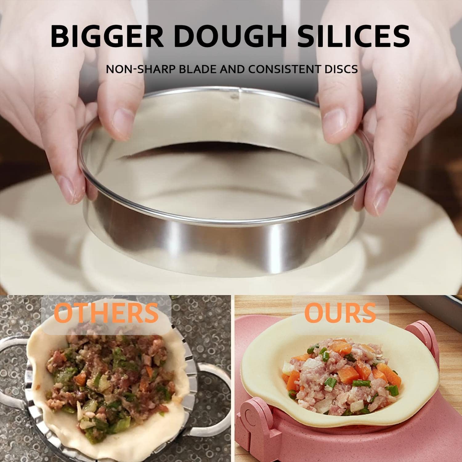 MUMSUNG food-grade plastic kit is durable and dishwasher-safe.