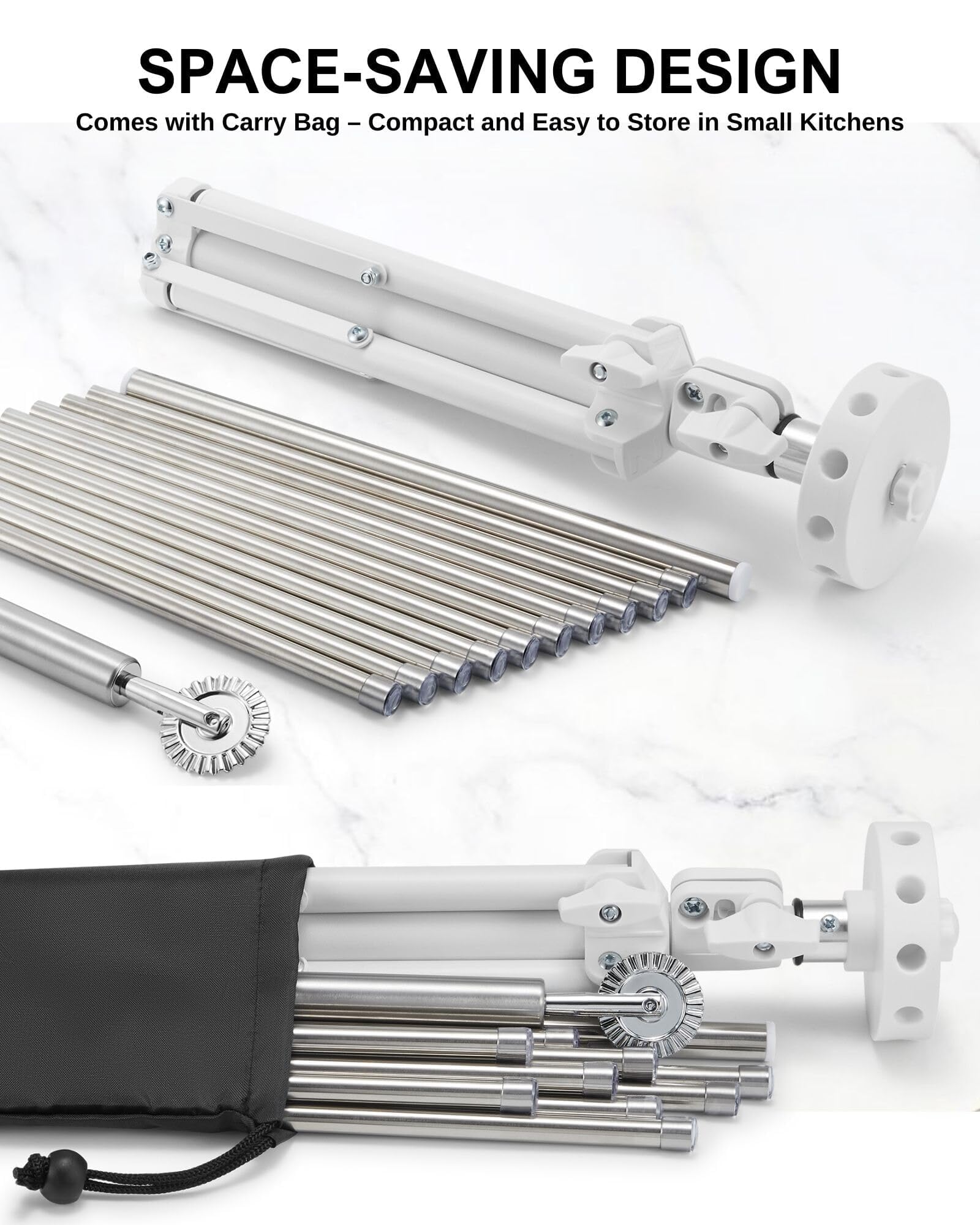 MUMSUNG ravioli wheel makes shaping and cutting pasta quick and precise.