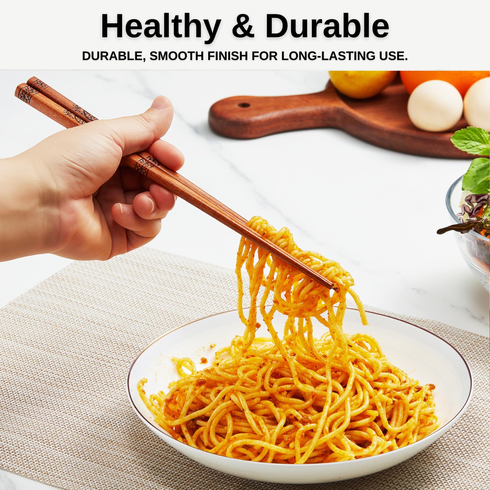 MUMSUNG travel-friendly chopsticks with holder and bag for portability