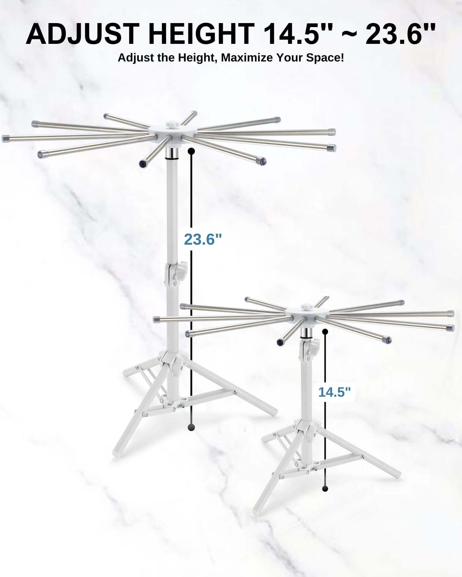 MUMSUNG triangular base offers stable support during drying sessions.