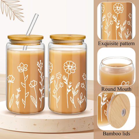 Mumufy elbow glass straw; reusable and smooth for sipping