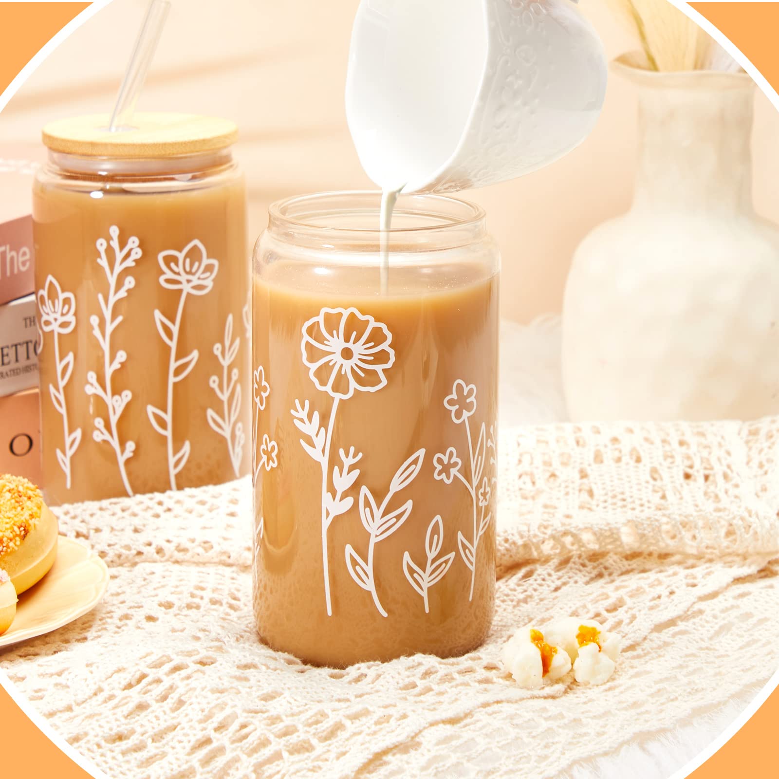 Mumufy elbow glass straw for reusable sipping on the go