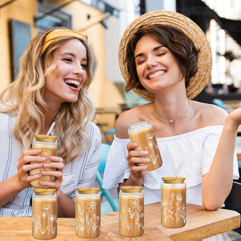 Mumufy gift-ready boho floral tumblers for gifting