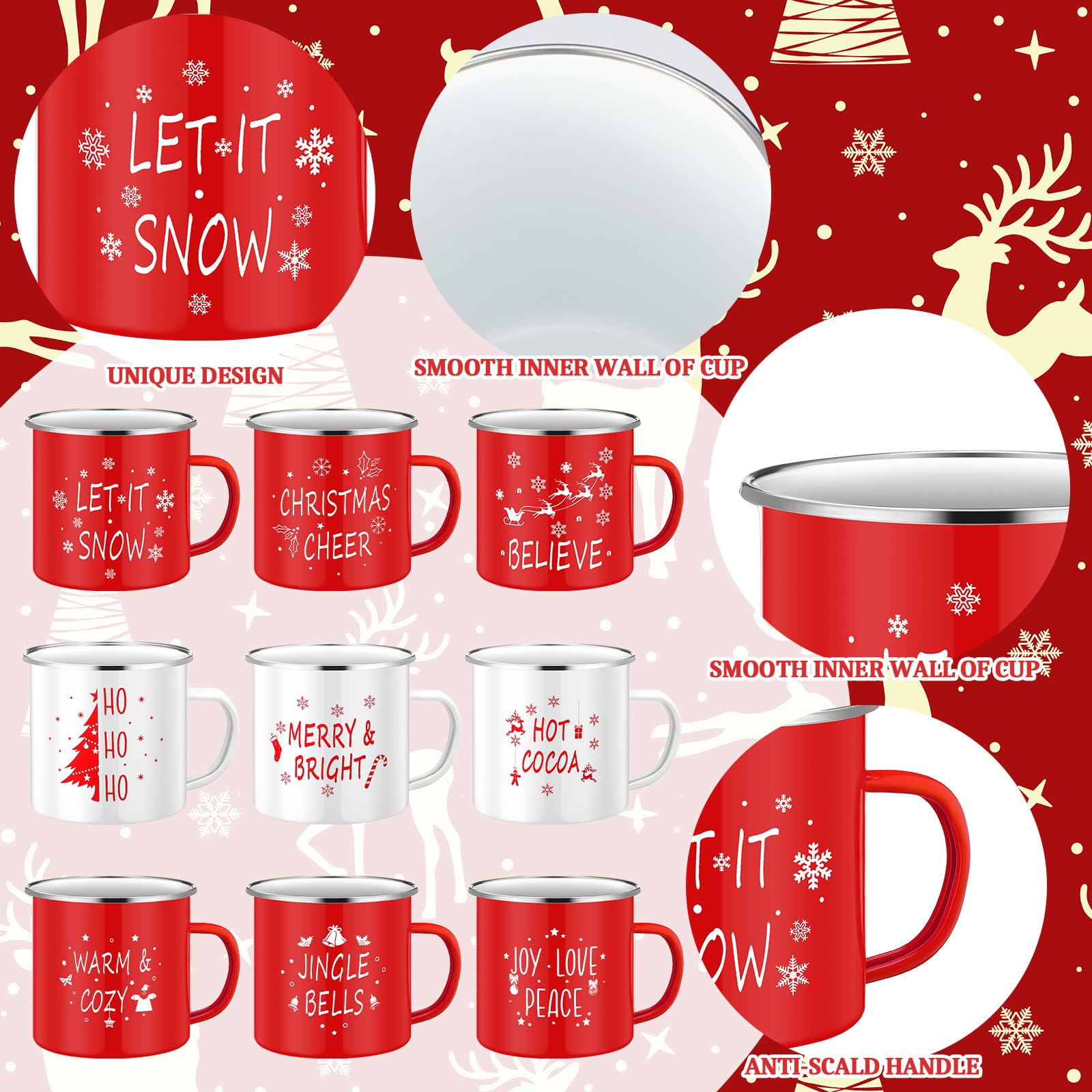 Mumufy nine-piece mug set, perfect for family gatherings and gifting.