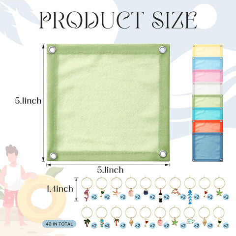 Mumufy included forty wine ornaments let you customize each cover easily.