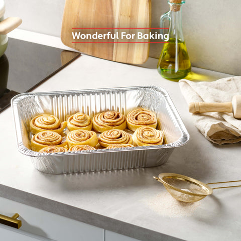 Munfix brownie, lasagna, and cake trays for versatile cooking.