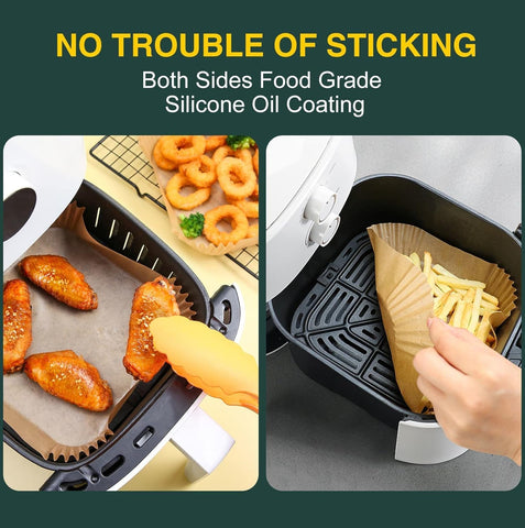MUOOMU air fryer liner is oil-proof and waterproof to protect your basket.