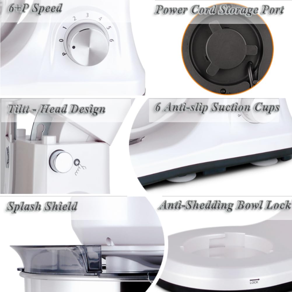MURENKING stand mixer flat beater for smooth batter mixing