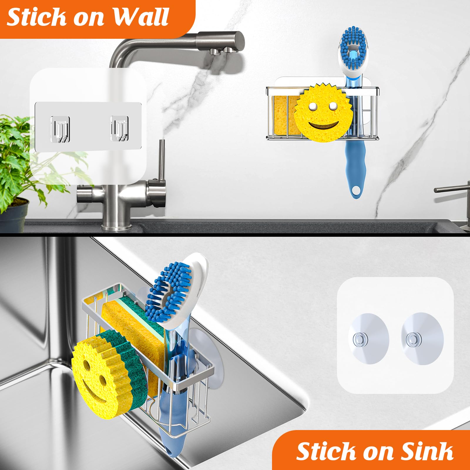 MURLONG dried sponge and brush in hollow frame promoting air flow.