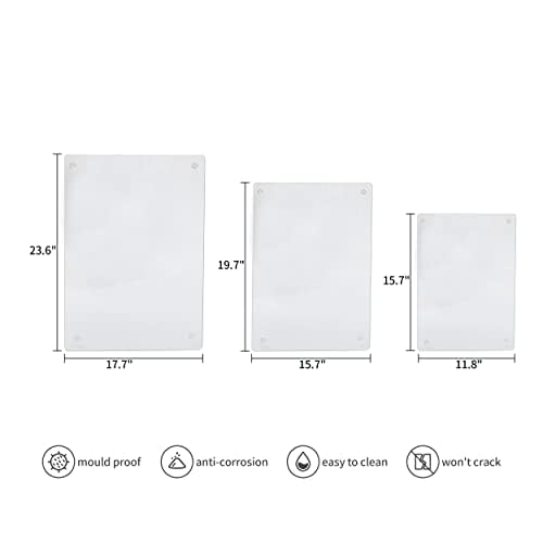 Murrey Home tempered glass cutting board shows a sturdy, non-slip surface for busy kitchens.